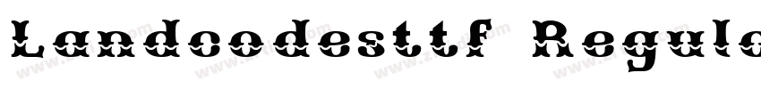 Landcodesttf Regular字体转换